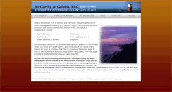 Desktop Screenshot of mccarthy-golden.com